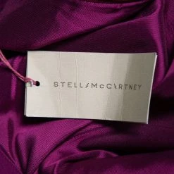 Stella McCartney Purple Crepe Cut Out Detail Mini Dress M For Women -Stella McCartney Sales luxury women stella mccartney used clothes p617591 007