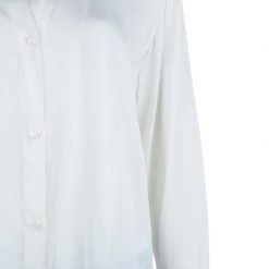 Stella McCartney Cream Long Sleeve Blouse M For Women -Stella McCartney Sales luxury women stella mccartney used clothes p61852 007