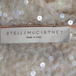 Stella McCartney Beige Ombre Sequin Embellished Tulle Short Dress M For Women 13 Stella McCartney Beige Ombre Sequin Embellished Tulle Short Dress M For Women -Stella McCartney Sales luxury women stella mccartney used clothes p626950 003