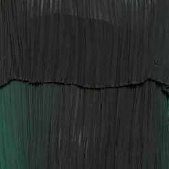 Stella McCartney Green Ombre Plisse Silk Tiered Short Dress M For Women -Stella McCartney Sales luxury women stella mccartney used clothes p628624 002