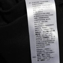 Stella McCartney Black Crepe Patch Detail Long Sleeve Top S For Women -Stella McCartney Sales luxury women stella mccartney used clothes p631610 005