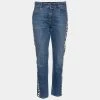 Stella McCartney Blue Denim Side Panel Logo Pants M For Women -Stella McCartney Sales luxury women stella mccartney used clothes p632721 001