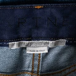 Stella McCartney Blue Denim Side Panel Logo Pants M For Women -Stella McCartney Sales luxury women stella mccartney used clothes p632721 004