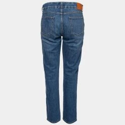 Stella McCartney Blue Denim Side Panel Logo Pants M For Women -Stella McCartney Sales luxury women stella mccartney used clothes p632721 005