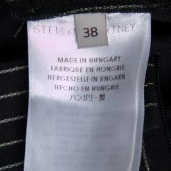 Stella McCartney Black Cotton Striped Flared Mini Skirt S For Women -Stella McCartney Sales luxury women stella mccartney used clothes p632794 003