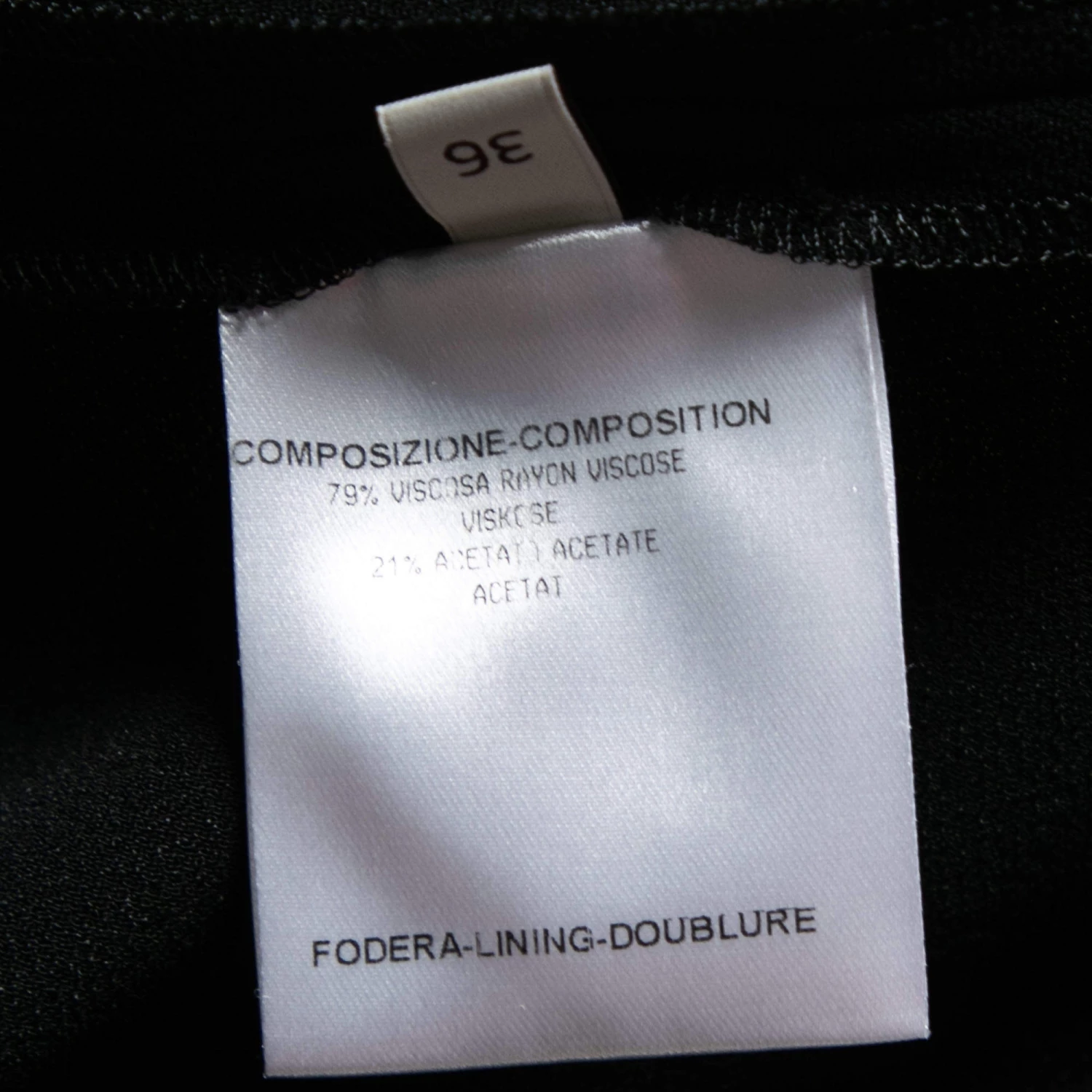 Stella McCartney Black And White Crepe Sleeveless Flared Hem Dress XS For Women 8 Stella McCartney Black And White Crepe Sleeveless Flared Hem Dress XS For Women - Image 6