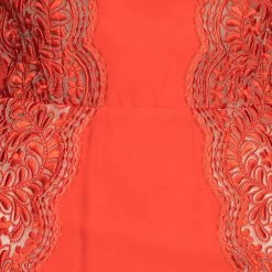 Stella McCartney Red Crepe Embroidered Lace Panel Strapless Maxi Dress S For Women -Stella McCartney Sales luxury women stella mccartney used clothes p635153 003