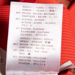 Stella McCartney Red Crepe Embroidered Lace Panel Strapless Maxi Dress S For Women -Stella McCartney Sales luxury women stella mccartney used clothes p635153 005