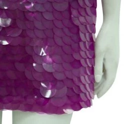 Stella McCartney Pink Organza Sequin Paillette Embellished Mini Skirt S For Women -Stella McCartney Sales luxury women stella mccartney used clothes p63537 0007