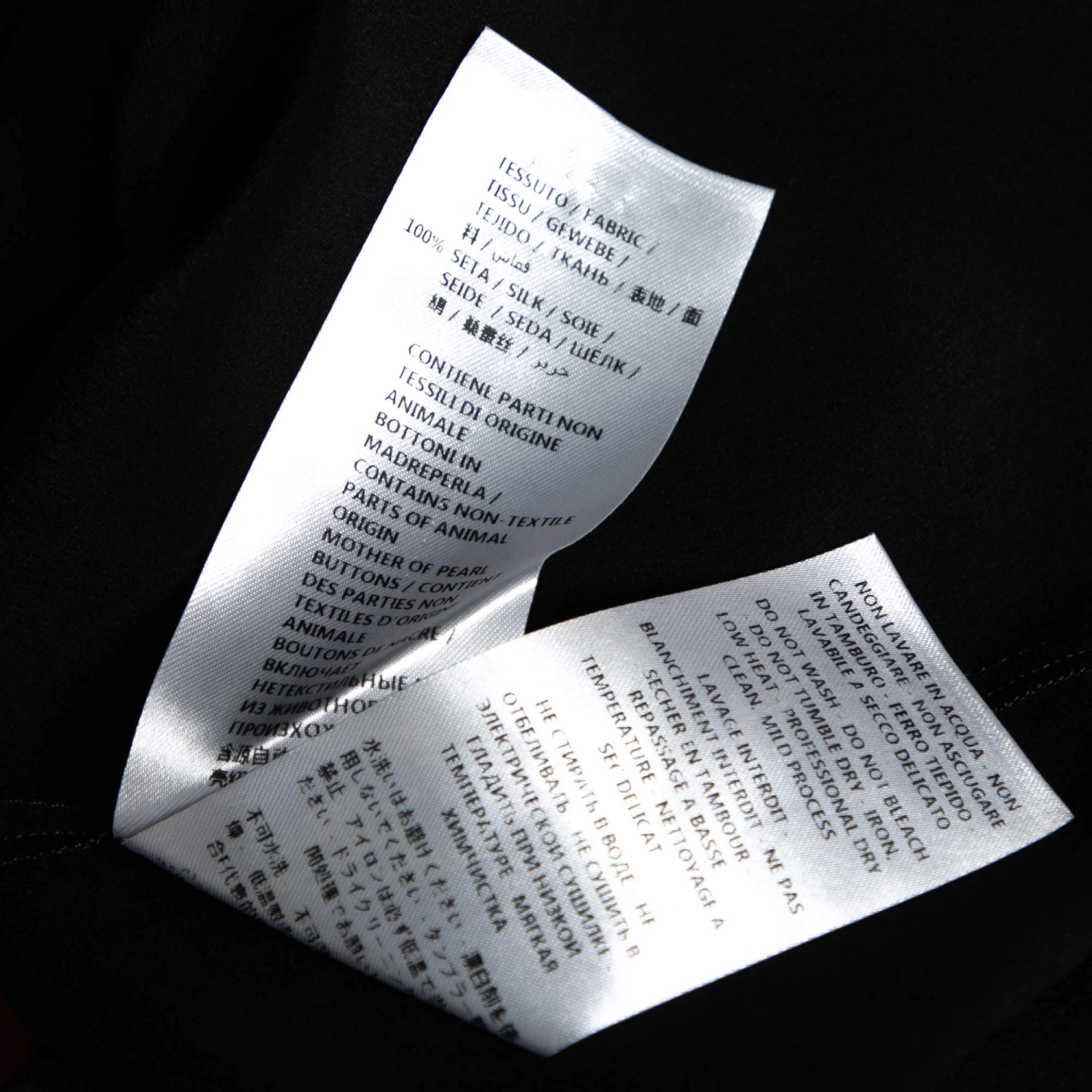 Stella McCartney Black Silk Odette Shirt S For Women 8 Stella McCartney Black Silk Odette Shirt S For Women - Image 6