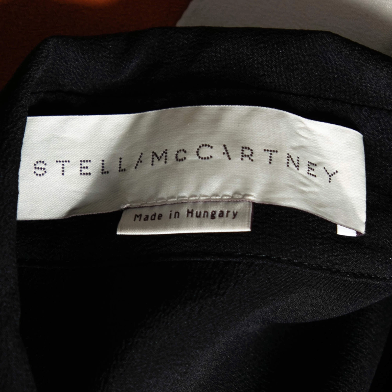 Stella McCartney Black Silk Odette Shirt S For Women 6 Stella McCartney Black Silk Odette Shirt S For Women - Image 4