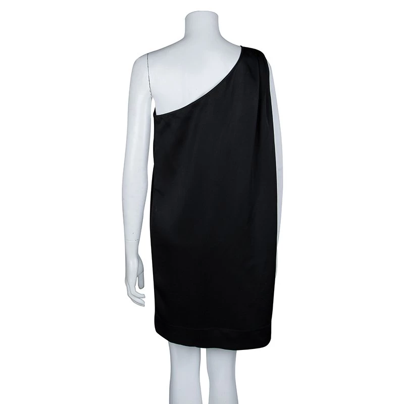 Stella McCartney Black One Shoulder Dress M For Women 5 Stella McCartney Black One Shoulder Dress M For Women - Image 3