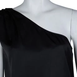 Stella McCartney Black One Shoulder Dress M For Women 17 Stella McCartney Black One Shoulder Dress M For Women -Stella McCartney Sales luxury women stella mccartney used clothes p63788 004