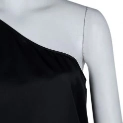 Stella McCartney Black One Shoulder Dress M For Women 19 Stella McCartney Black One Shoulder Dress M For Women -Stella McCartney Sales luxury women stella mccartney used clothes p63788 006