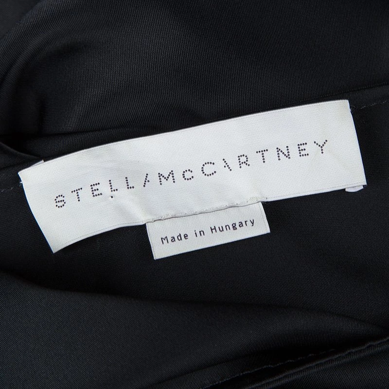Stella McCartney Black One Shoulder Dress M For Women 11 Stella McCartney Black One Shoulder Dress M For Women - Image 9