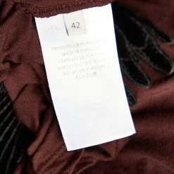 Stella McCartney Brown Cotton Eagle Embroidered Blouse M For Women -Stella McCartney Sales luxury women stella mccartney used clothes p639395 002