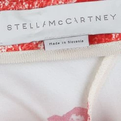 Stella McCartney Cream Silk Floral Printed A-Line Skirt M For Women -Stella McCartney Sales luxury women stella mccartney used clothes p64013 008