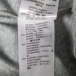 Stella McCartney Grey Cotton Fringed Star Detail Tank Top S For Women -Stella McCartney Sales luxury women stella mccartney used clothes p642279 004