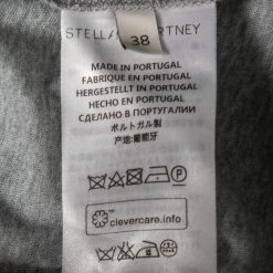 Stella McCartney Grey Cotton Fringed Star Detail Tank Top S For Women -Stella McCartney Sales luxury women stella mccartney used clothes p642279 005