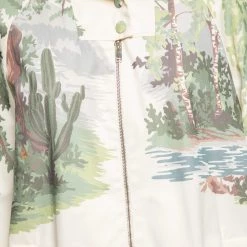 Stella McCartney Cream Printed Cotton Jay Landscape Hooded Jacket M For Women -Stella McCartney Sales luxury women stella mccartney used clothes p642307 005