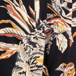 Stella McCartney Multicolor Printed Crepe Rib Knit Trimmed Joey Trousers L For Women -Stella McCartney Sales luxury women stella mccartney used clothes p645555 007