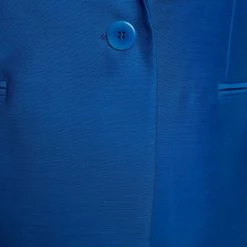 Stella McCartney Blue Wool Silk Mid-Length Blazer M For Women -Stella McCartney Sales luxury women stella mccartney used clothes p653562 003