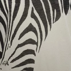 Stella McCartney Ivory Zebra Print Cotton Round Neck Top S For Women -Stella McCartney Sales luxury women stella mccartney used clothes p653734 003