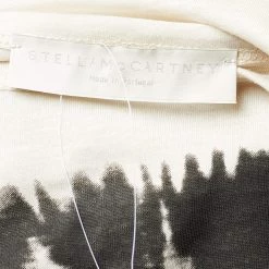Stella McCartney Ivory Zebra Print Cotton Round Neck Top S For Women -Stella McCartney Sales luxury women stella mccartney used clothes p653734 006