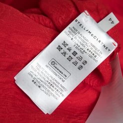 Stella McCartney Red Brocade Delia Belted Dress M For Women -Stella McCartney Sales luxury women stella mccartney used clothes p656469 003