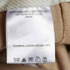 Stella McCartney Beige Cuffed Hem Trousers M For Women -Stella McCartney Sales luxury women stella mccartney used clothes p664385 006