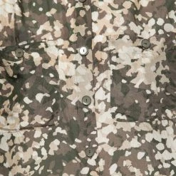 Stella McCartney Green Camouflage Print Silk Pocketed Button Front Blouse M For Women -Stella McCartney Sales luxury women stella mccartney used clothes p666498 004