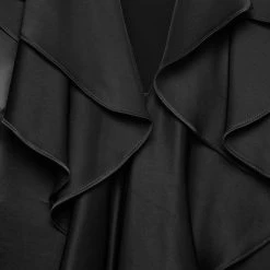 Stella McCartney Black Silk Ruffle Front Sleeveless Top M For Women -Stella McCartney Sales luxury women stella mccartney used clothes p669483 002