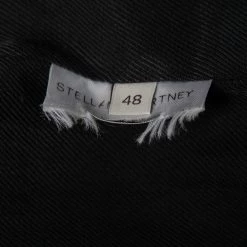 Stella McCartney Black Wool Chain Embellished Coat L For Women 14 Stella McCartney Black Wool Chain Embellished Coat L For Women -Stella McCartney Sales luxury women stella mccartney used clothes p670006 004