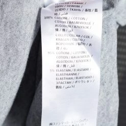 Stella McCartney Grey Shark Print Melange Cotton Crew Neck T-Shirt M For Women -Stella McCartney Sales luxury women stella mccartney used clothes p678009 006