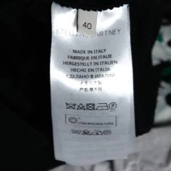 Stella McCartney Black Floral Print & Embroidered Top S For Women -Stella McCartney Sales luxury women stella mccartney used clothes p682545 007