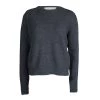 Stella McCartney Grey Wool Zip Detail Crew Neck Sweater M For Women 2 Stella McCartney Grey Wool Zip Detail Crew Neck Sweater M For Women -Stella McCartney Sales luxury women stella mccartney used clothes p68912 0001