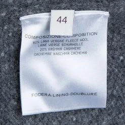 Stella McCartney Grey Wool Zip Detail Crew Neck Sweater M For Women -Stella McCartney Sales luxury women stella mccartney used clothes p68912 0007