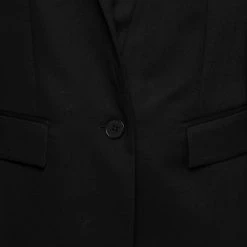 Stella McCartney Black Wool Single-Breasted Blazer M For Women -Stella McCartney Sales luxury women stella mccartney used clothes p691409 007