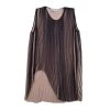 Stella McCartney Pink And Black Plisse Sleeveless Top XS For Women -Stella McCartney Sales luxury women stella mccartney used clothes p73695 001