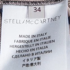 Stella McCartney Pink And Black Plisse Sleeveless Top XS For Women -Stella McCartney Sales luxury women stella mccartney used clothes p73695 006