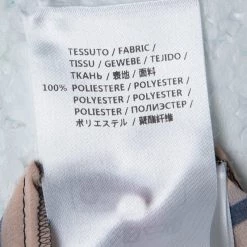 Stella McCartney Pink And Black Plisse Sleeveless Top XS For Women -Stella McCartney Sales luxury women stella mccartney used clothes p73695 007