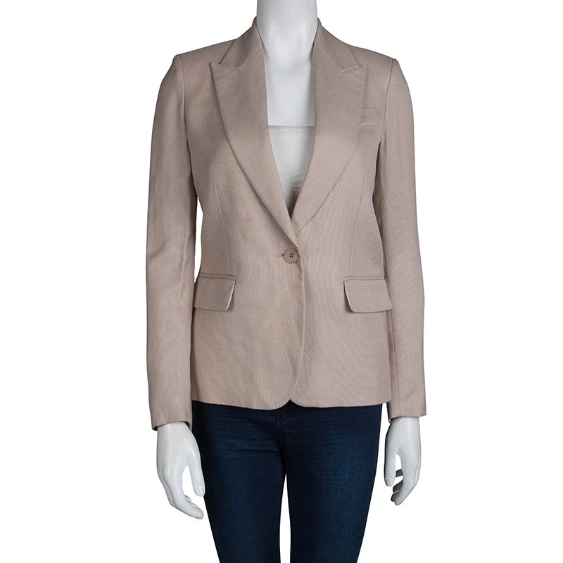 Stella McCartney Stella Mc Cartney Beige Tailored Blazer S For Women 4 Stella McCartney Stella Mc Cartney Beige Tailored Blazer S For Women - Image 2