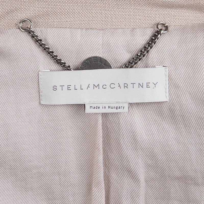 Stella McCartney Stella Mc Cartney Beige Tailored Blazer S For Women 7 Stella McCartney Stella Mc Cartney Beige Tailored Blazer S For Women - Image 5