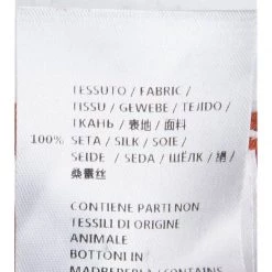 Stella McCartney Brick Orange Long Sleeve Silk Blouse L For Women -Stella McCartney Sales luxury women stella mccartney used clothes p79509 007