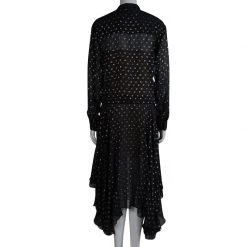Stella McCartney Black Gold Dot Maxi Dress S For Women -Stella McCartney Sales luxury women stella mccartney used clothes p80244 003