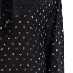 Stella McCartney Black Gold Dot Maxi Dress S For Women -Stella McCartney Sales luxury women stella mccartney used clothes p80244 004