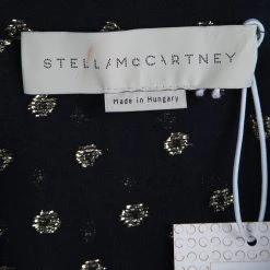 Stella McCartney Black Gold Dot Maxi Dress S For Women -Stella McCartney Sales luxury women stella mccartney used clothes p80244 005