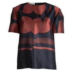 Stella McCartney Red Dotted Silk Top L For Women