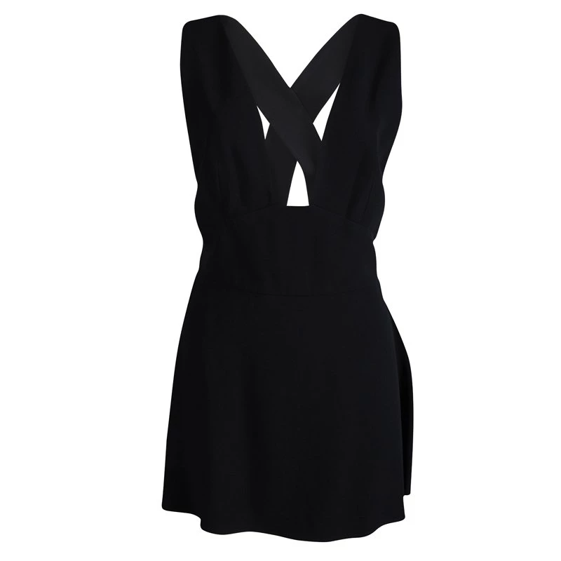 Stella McCartney Cross Back Black Top M For Women 3 Stella McCartney Cross Back Black Top M For Women