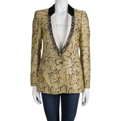 Stella McCartney Clarette Reptile Print Jacket M For Women -Stella McCartney Sales luxury women stella mccartney used clothes p82681 002